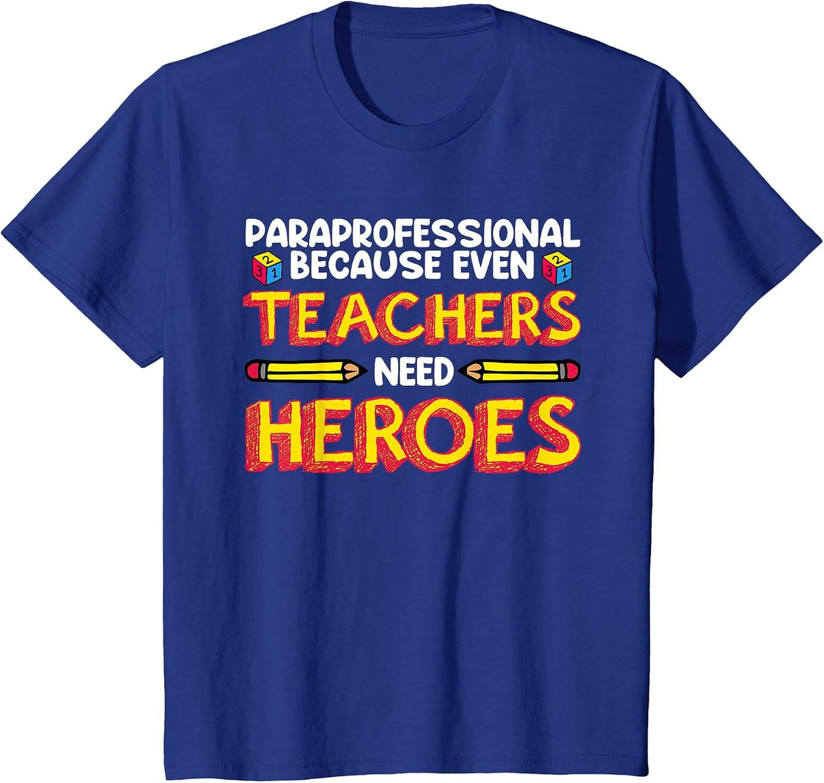 Cool para Professional for Men Women Kindergarten Preschool T-Shirt - Royal Blue