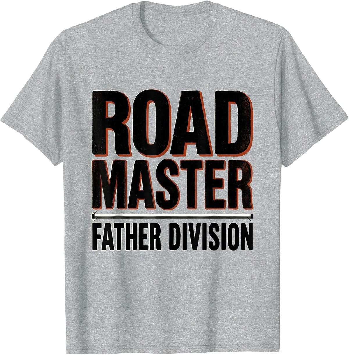 Men's Roadmaster Father Division Funny Train Enthusiast Model T-Shirt - Heather Grey