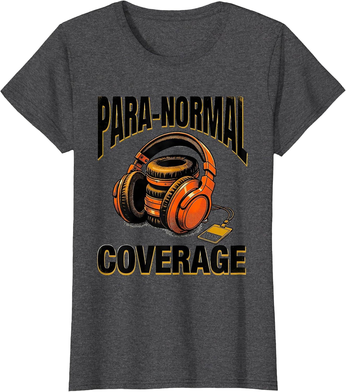 Women's Para-Normal Coverage Funny Paraprofessional Goose SPED T-Shirt - Dark Heather Grey