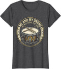 Women's Me And My Drums We Will Serve The Lord Christian Drummer T-Shirt - Dark Heather Grey