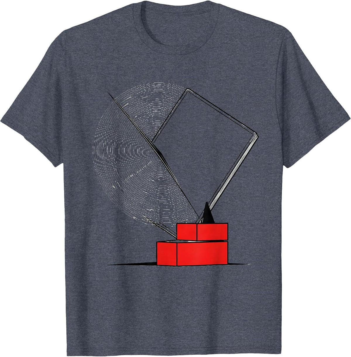 Radar Sweep Storm Chaser Meteorology Enthusiast Humor T-Shirt - Heather Blue