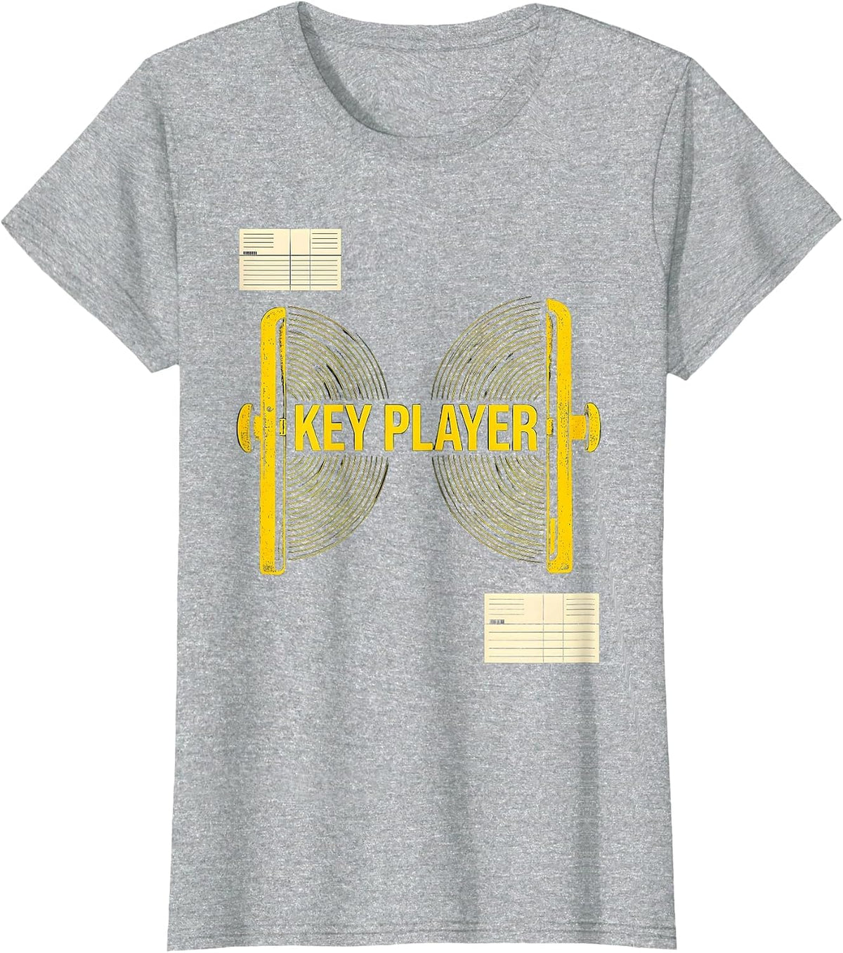 Key Player Funny Ham Radio Operator Hobbyist Gift T-Shirt - Heather Grey