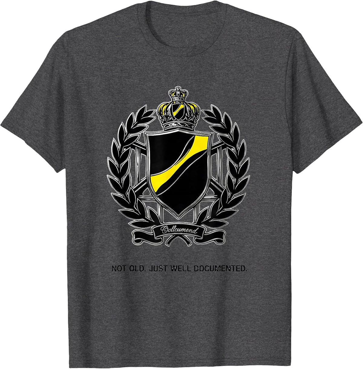 Not Old Just Well Documented Funny Car Guy Classic Car T-Shirt - Dark Heather Grey