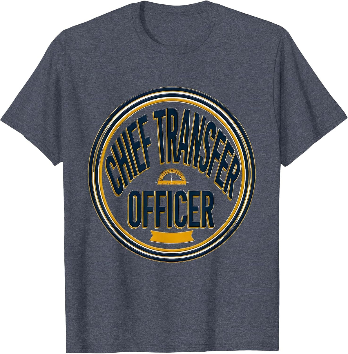 Chief Transfer Officer Funny Physical Therapy OT Gift T-Shirt - Heather Blue