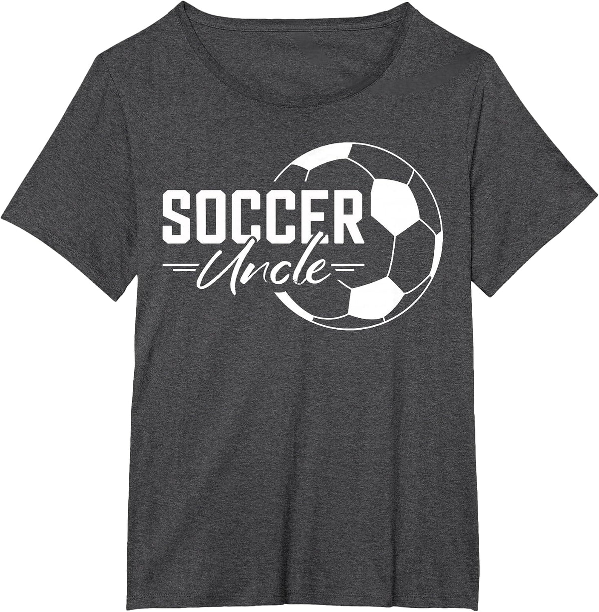 Proud Soccer Uncle Player T-Shirt - Dark Heather Grey