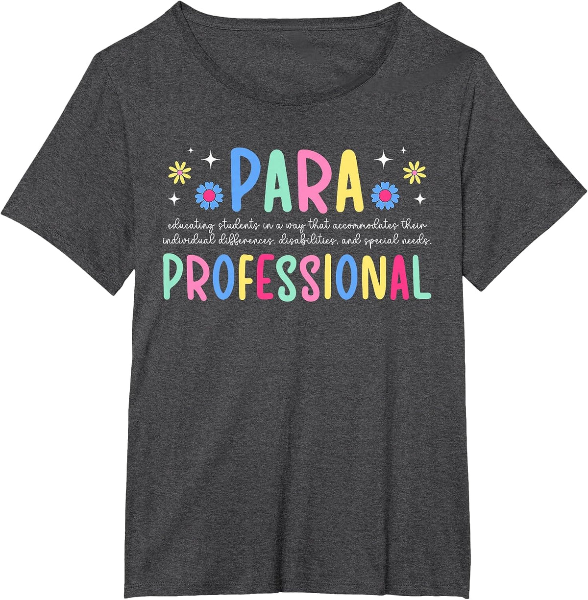 Paraprofessional Definition Parapro para T-Shirt - Dark Heather Grey