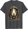 Men's Staff Report On Wheek Funny Guinea Pig Pet Lover Humor T-Shirt - Dark Heather Grey