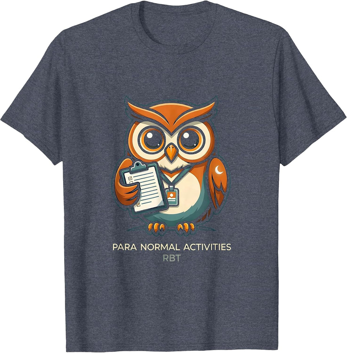 Para Normal Activities RBT Funny Paraprofessional Halloween T-Shirt - Heather Blue