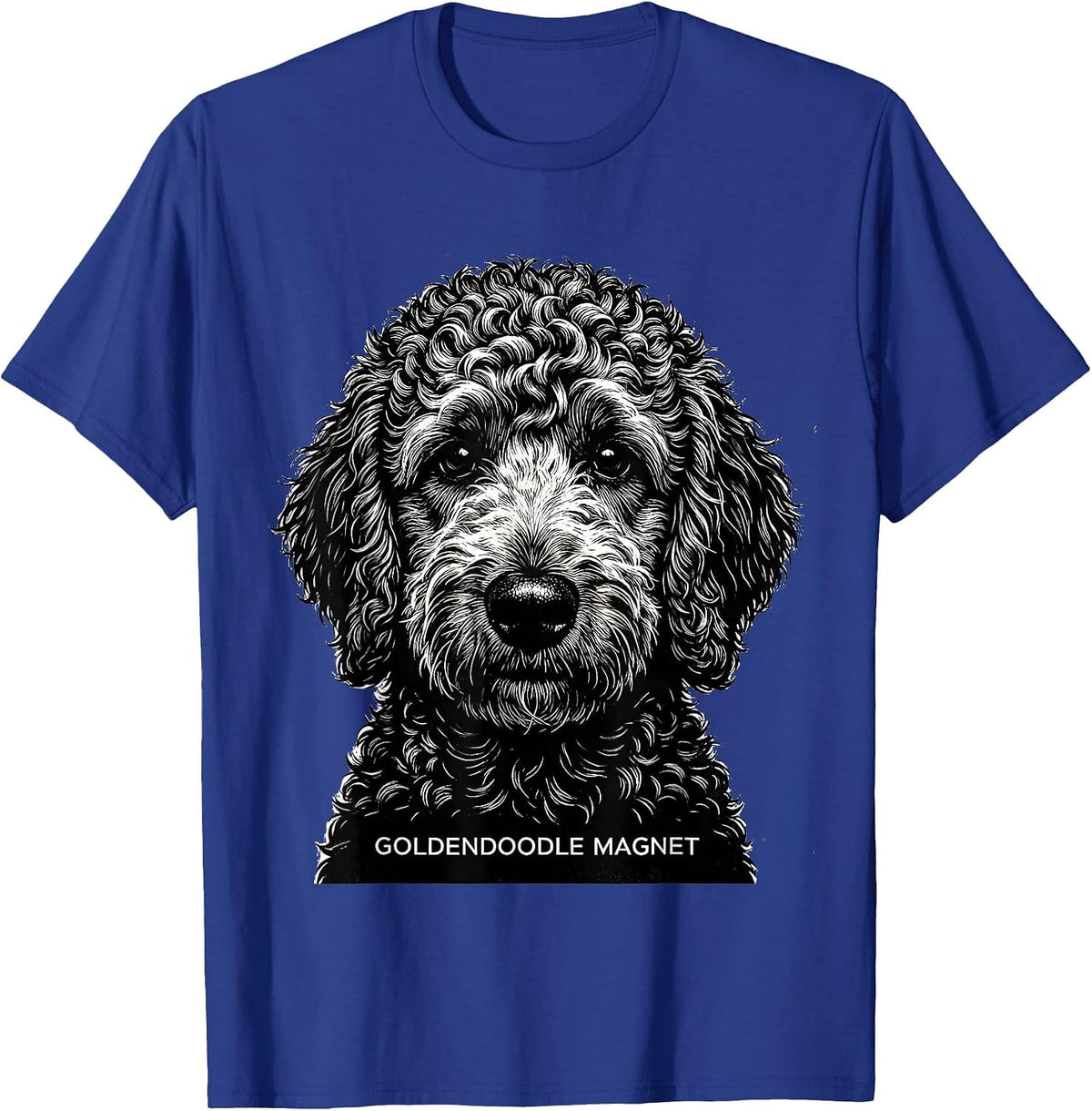 Goldendoodle Magnet Funny Doodle Dog Owner Humor T-Shirt - Royal Blue