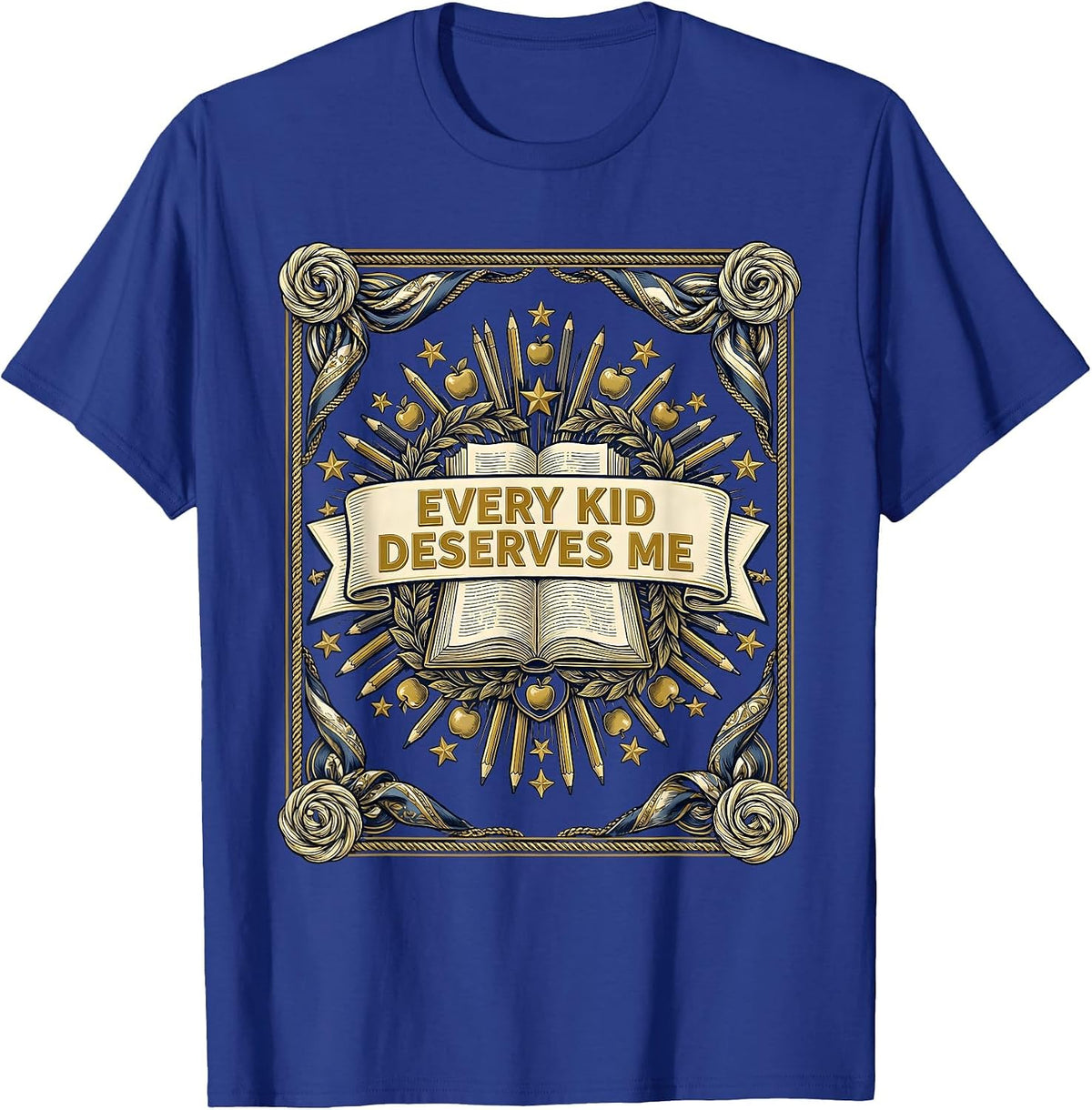 Every Kid Deserves Me Paraprofessional Design T-Shirt - Royal Blue