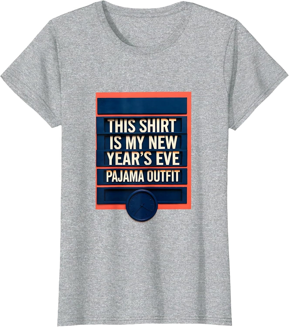 Women's This Shirt Is My New Year's Eve Pajama Outfit Funny T-Shirt - Heather Grey