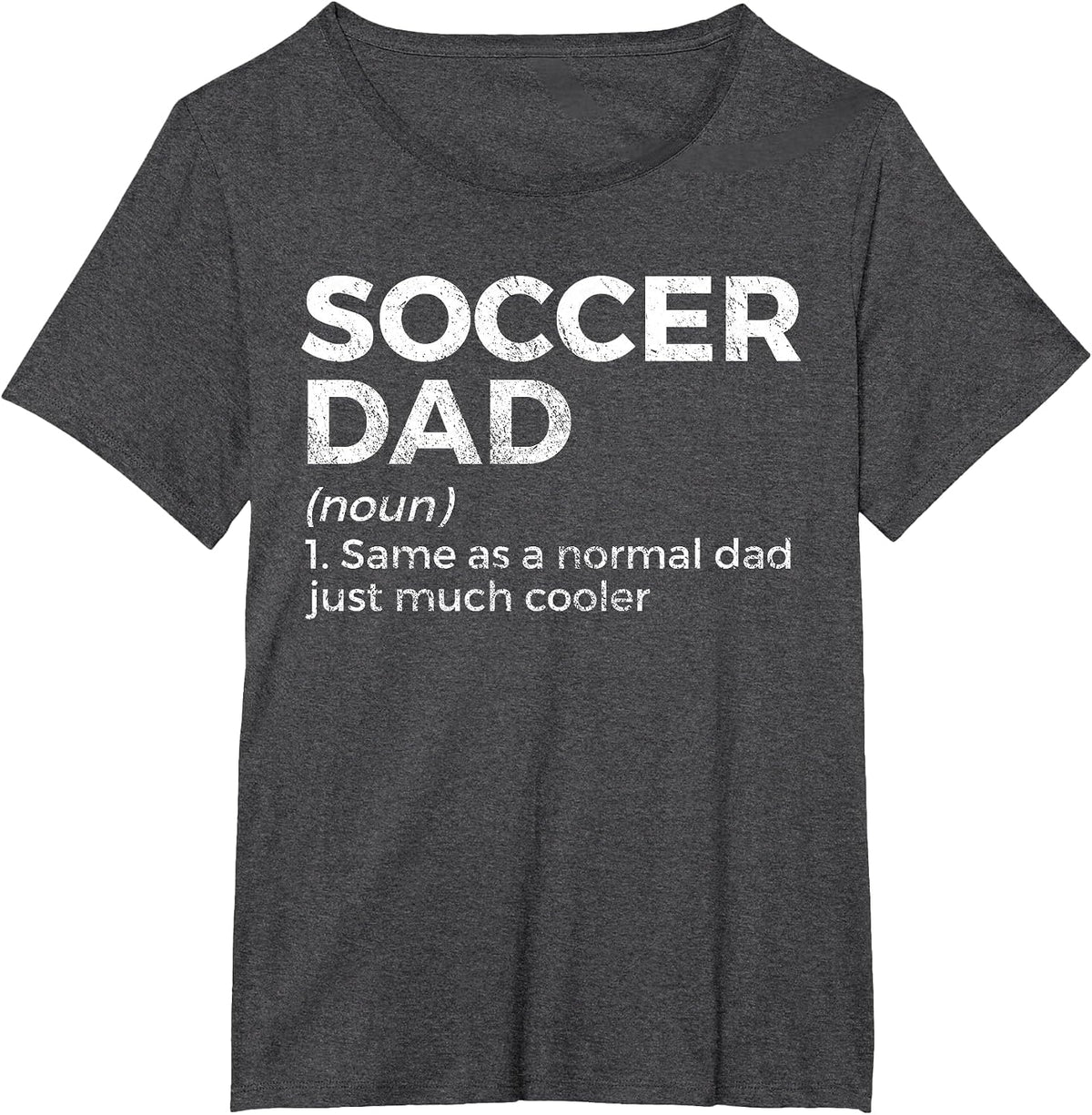Funny Soccer Dad Definition T-Shirt - Dark Heather Grey