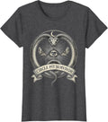Women's Circle Pit Survivor Metal Band Graphic Design T-Shirt - Dark Heather Grey