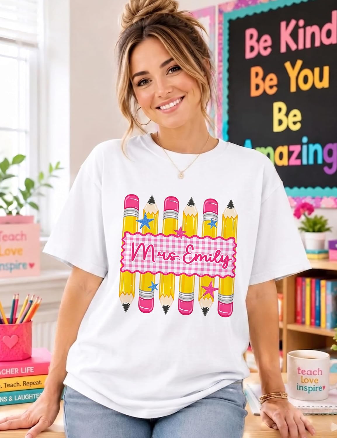 Custom Girlfriend Wife Face Seamless T-Shirt Personalized Photo All Over Print Shirt for Men - size chart
