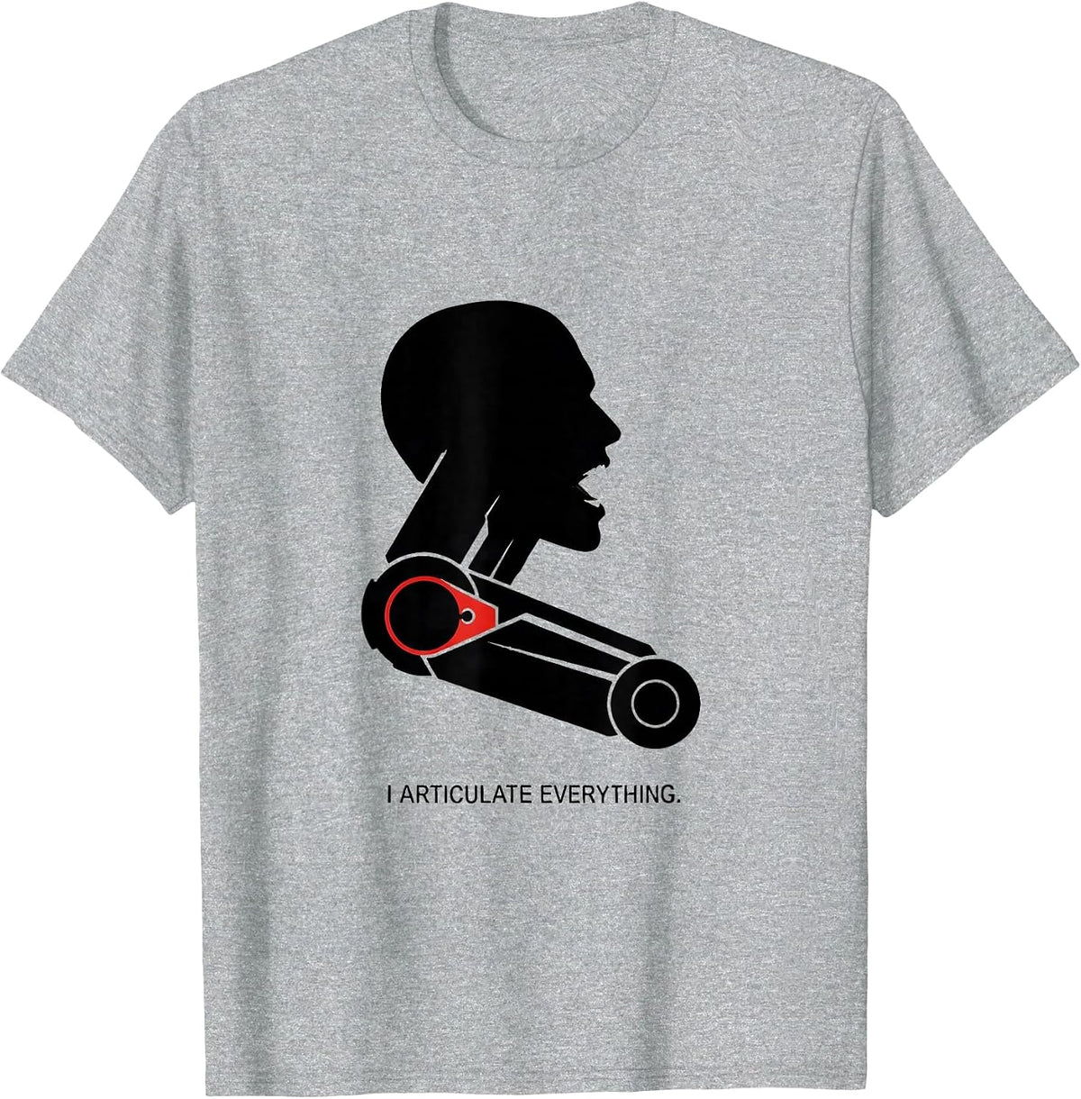 Men's I Articulate Everything Funny Teacher Frog Back To School T-Shirt - Heather Grey
