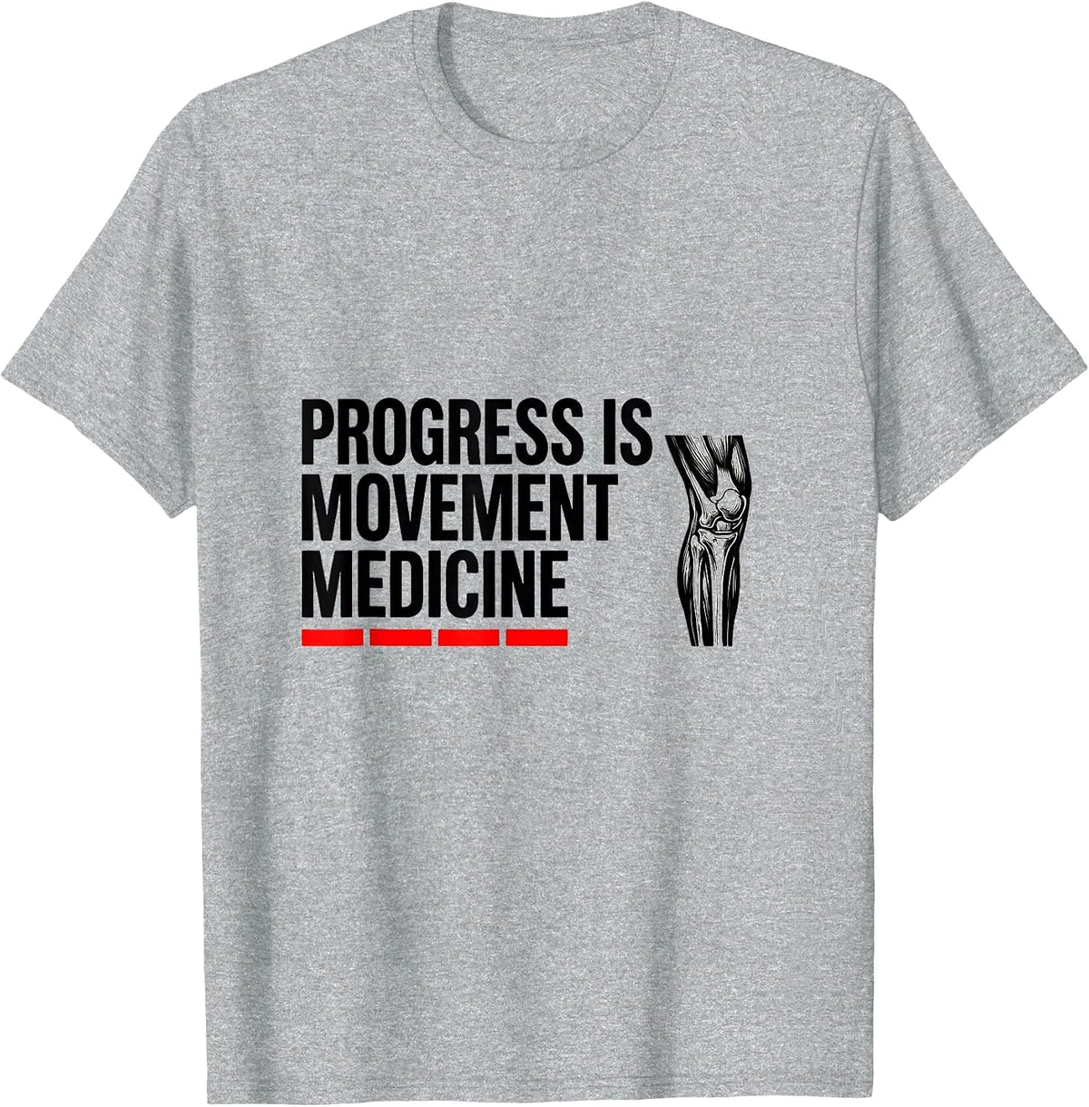 Men's Progress Is Movement Medicine Swiss International Physical T-Shirt - Heather Grey