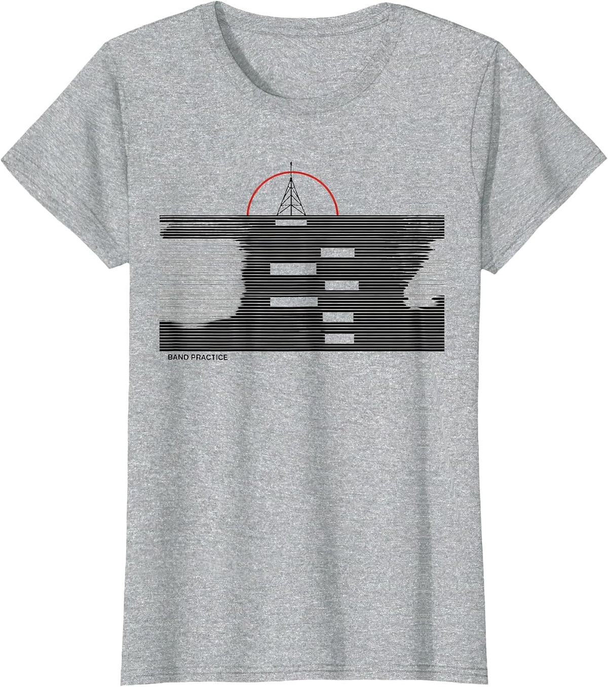 Band Practice Funny Ham Radio Operator Hobbyist Humor T-Shirt - Heather Grey