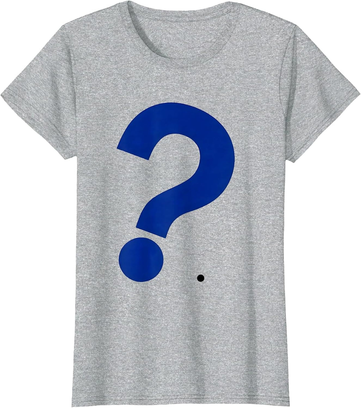 Question Mark Punctuation Humor Grammar Teacher Gift T-Shirt - Heather Grey