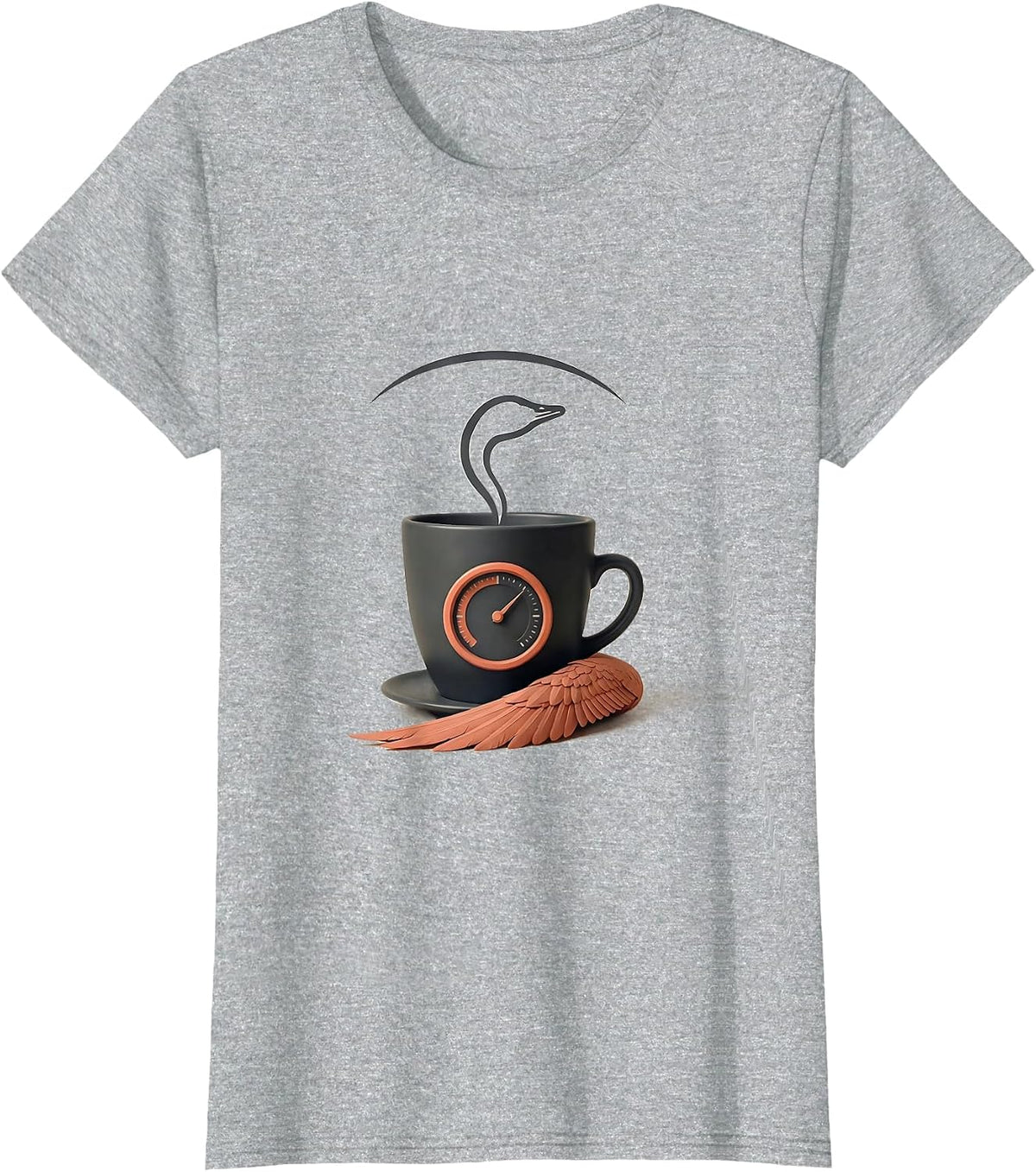 Silly Goose Scooter Mental Health Counselor Humor T-Shirt - Heather Grey
