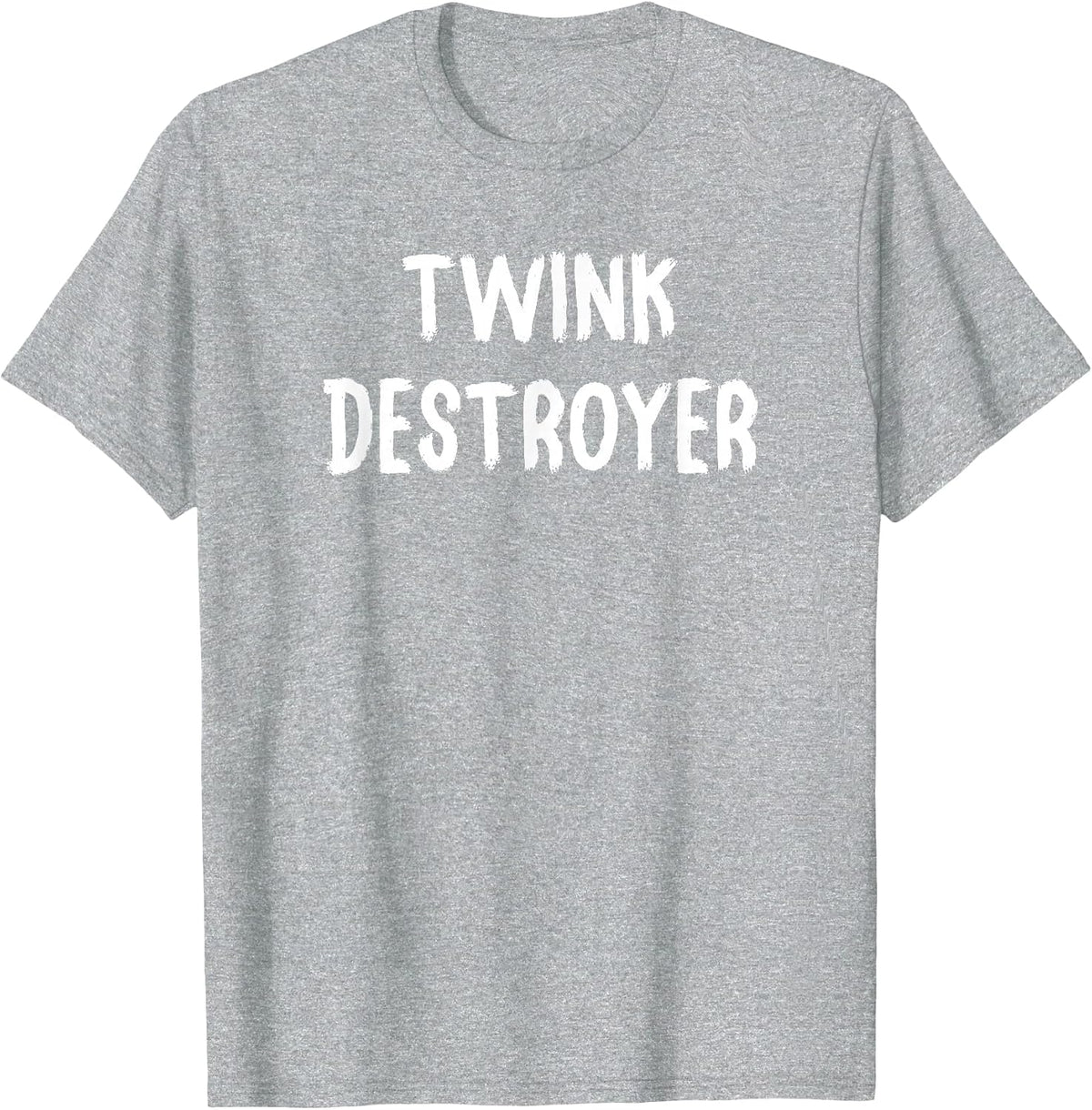 Twink Destroyer T-Shirt - Heather Grey