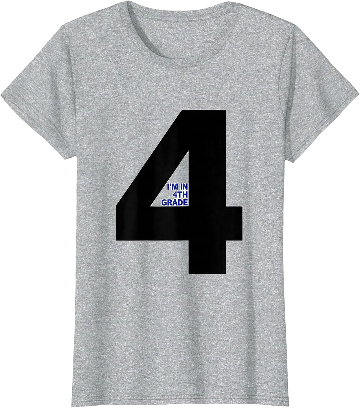 Women's I'm In 4th Grade Whimsical Back To School Teacher Student T-Shirt - Heather Grey
