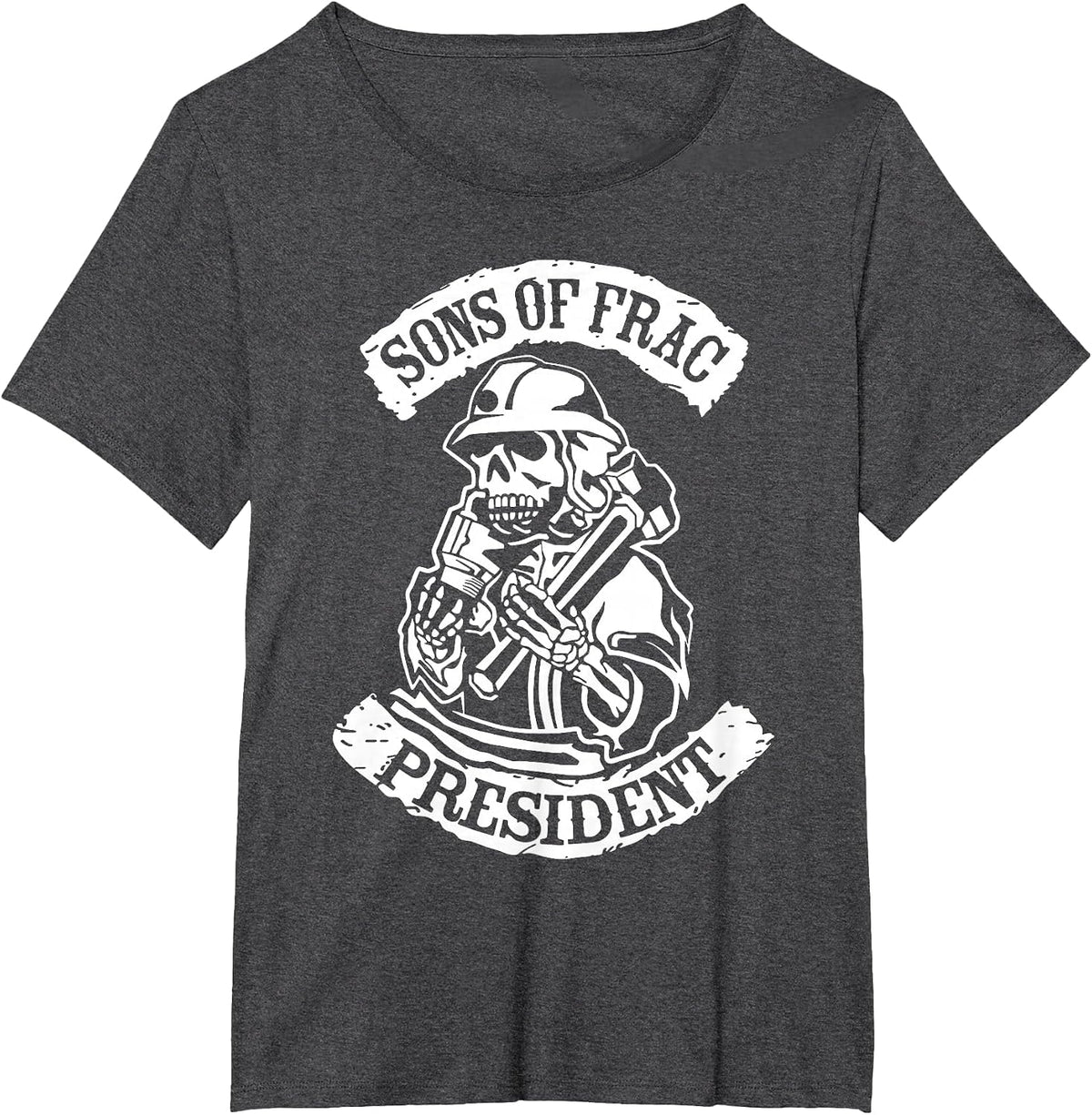 Sons of FRAC President T-Shirt - Dark Heather Grey