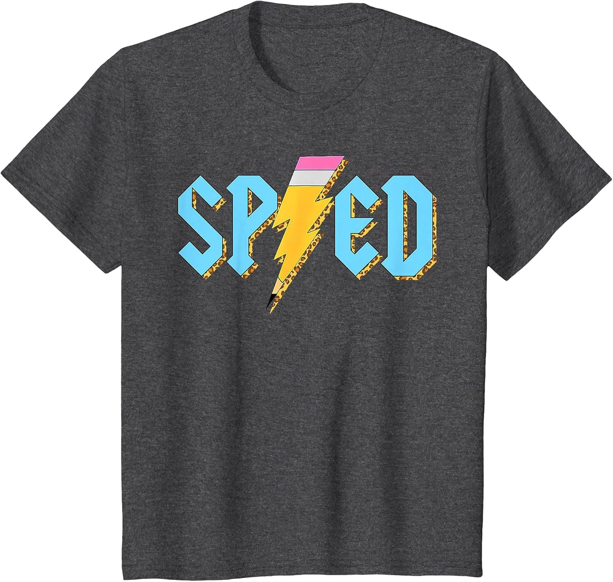 Special Education SPED Rocks Teacher Back to School Rock T-Shirt - Dark Heather Grey