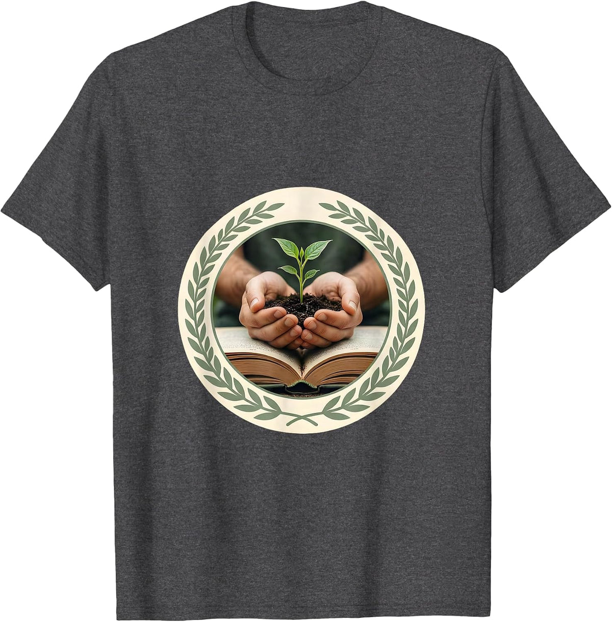 Paraprofessional Planting Knowledge Graphic T-Shirt - Dark Heather Grey