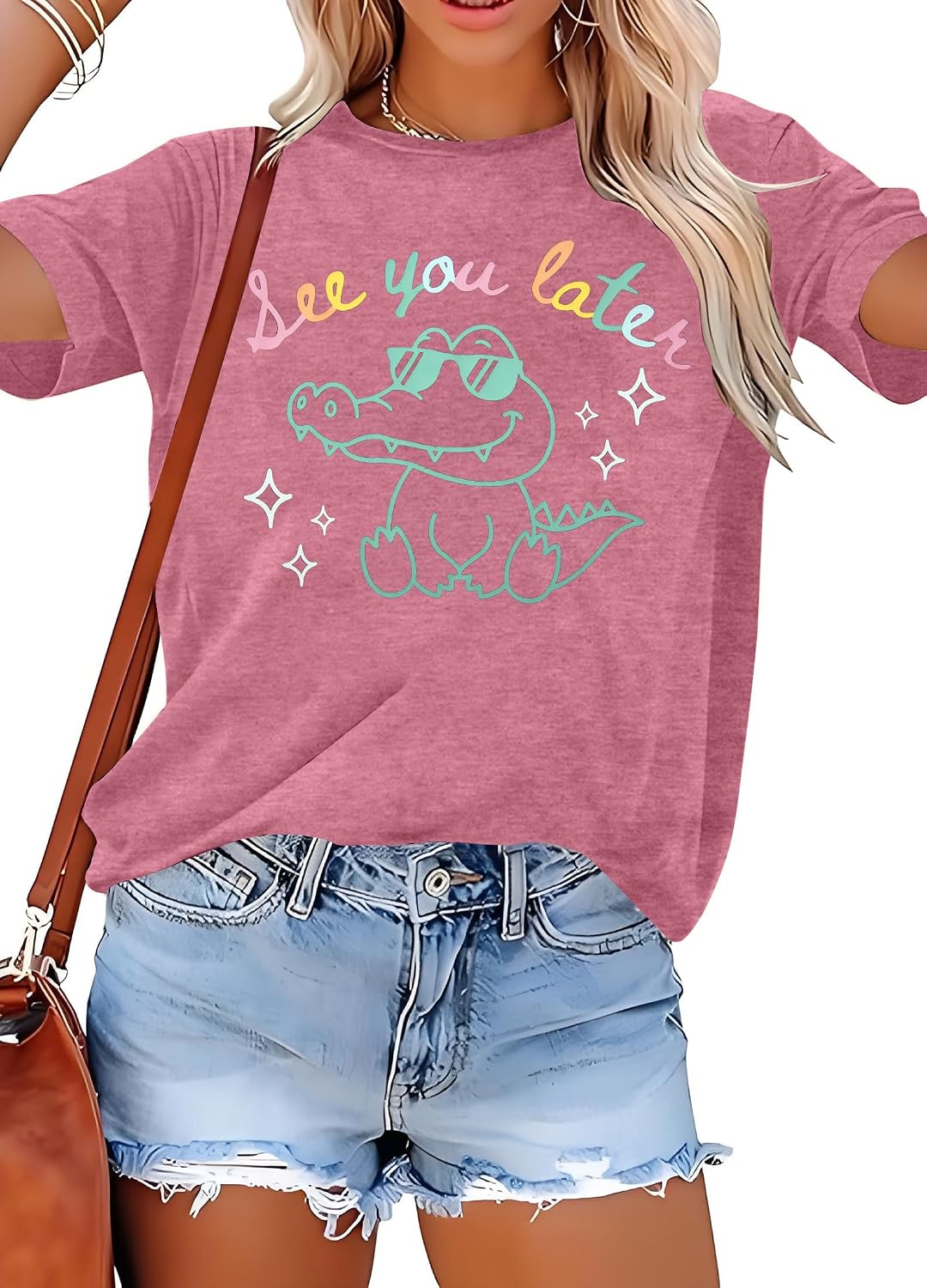 Testing Shirts for Teachers Women Last Day of School Graphic Tees - Pink-syl