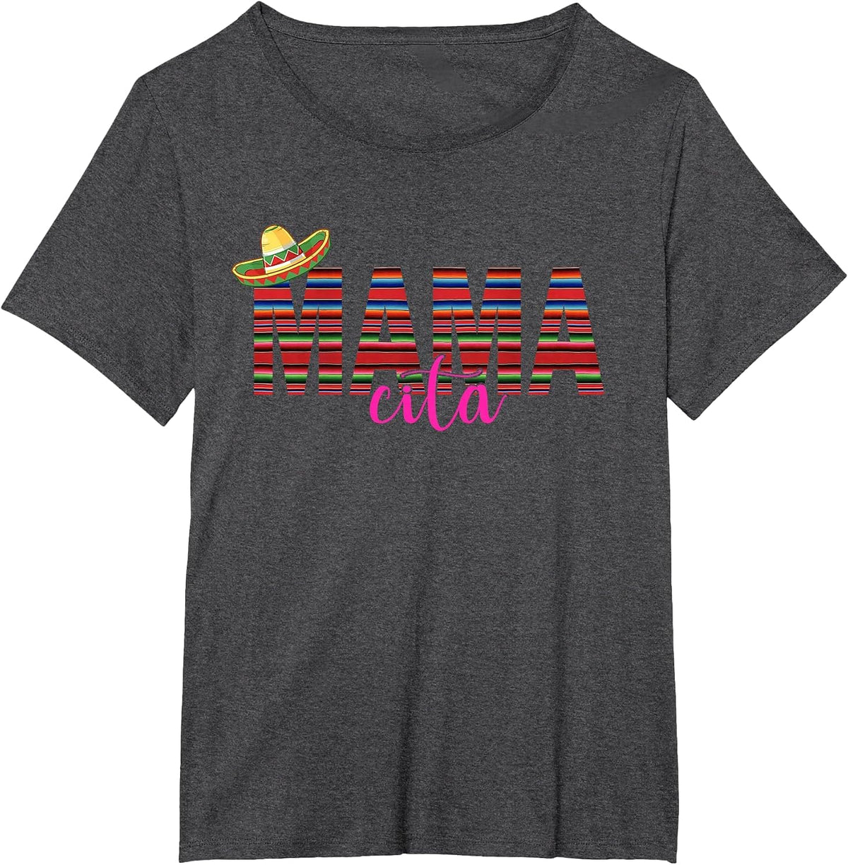 Mamacita Cinco de Mayo 5 De Mayo Mexican Fiesta for Women T-Shirt - Dark Heather Grey