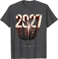 Men's 2027 Loading Futurist Dynamism New Year Party Family T-Shirt - Dark Heather Grey