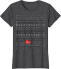 Women's Empty Trough Pig Lover Farm Humor Geometric T-Shirt - Dark Heather Grey