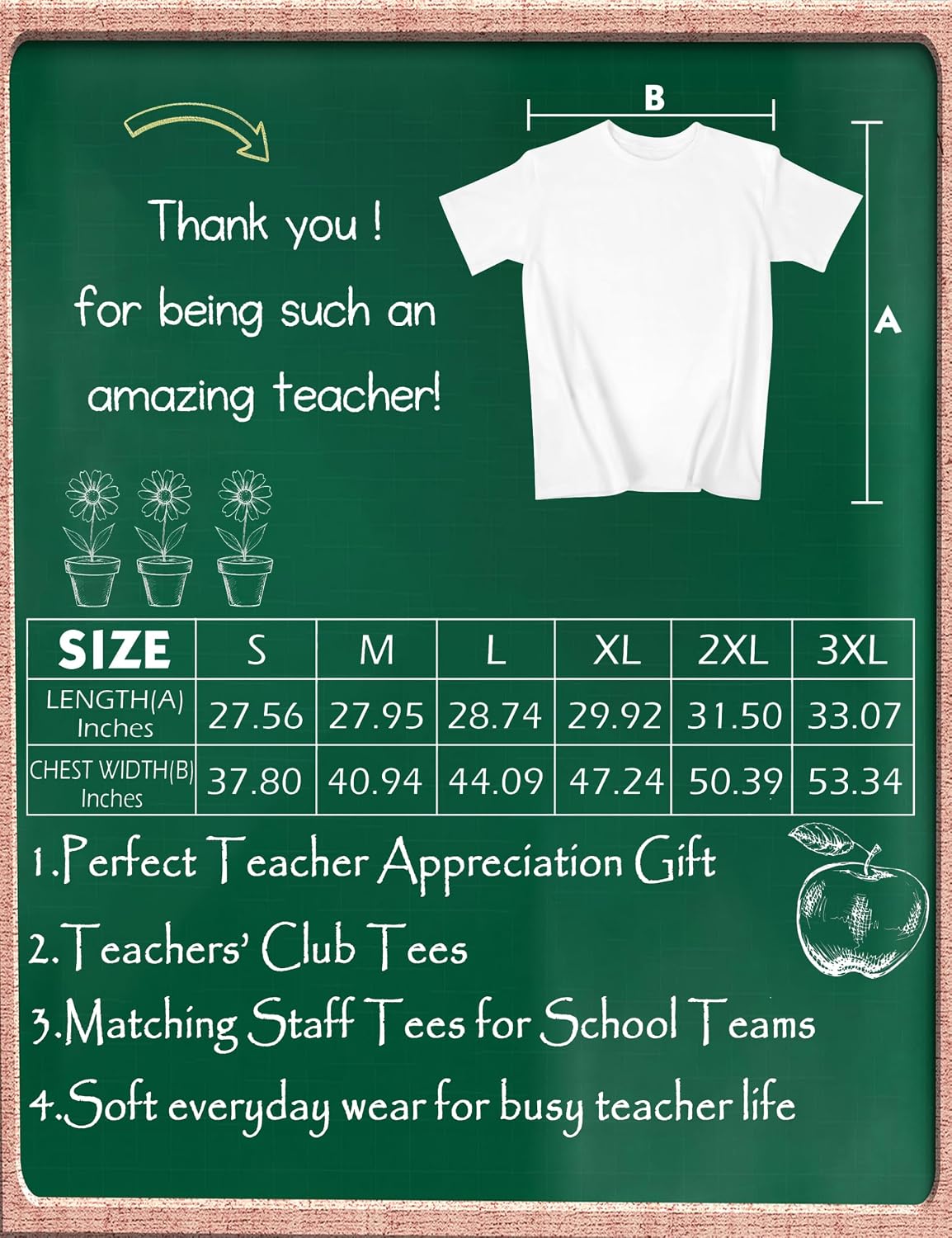 Custom Girlfriend Wife Face Seamless T-Shirt Personalized Photo All Over Print Shirt for Men - size chart