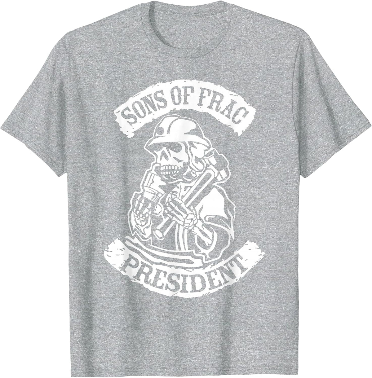 Sons of FRAC President T-Shirt - Heather Grey