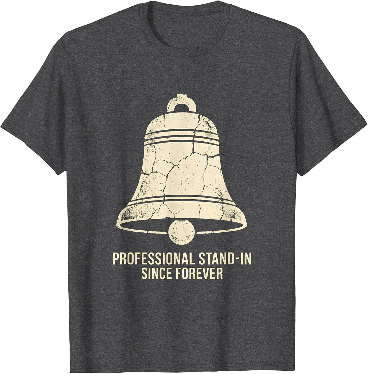 Substitute Teacher Professional Stand-In Design T-Shirt - Dark Heather Grey