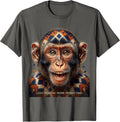 Less Monday More Monkeying Funny Monkey Design T-Shirt - Asphalt Grey