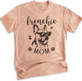 EVERTREE CLOTHING Frenchie Mom T-Shirt, Unisex Women's Shirt, French Bulldog Owner, Best Dog Mom Gift - Heather Sunset