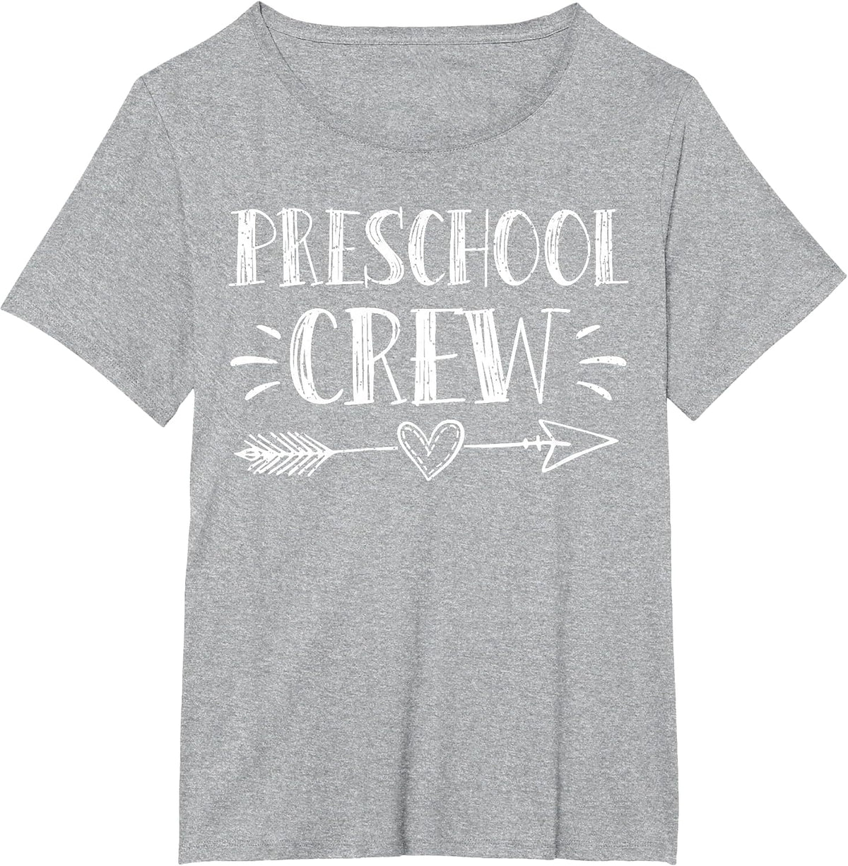 Preschool Crew 1st Day of School Preschool Teacher Team T-Shirt - Heather Grey