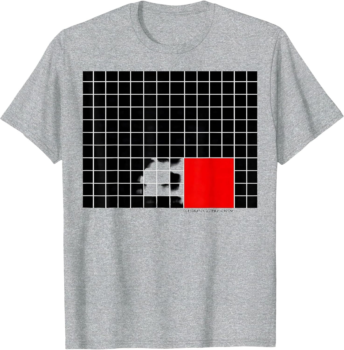 Men's De-Escalation: Distributed To One Funny Mental Health T-Shirt - Heather Grey