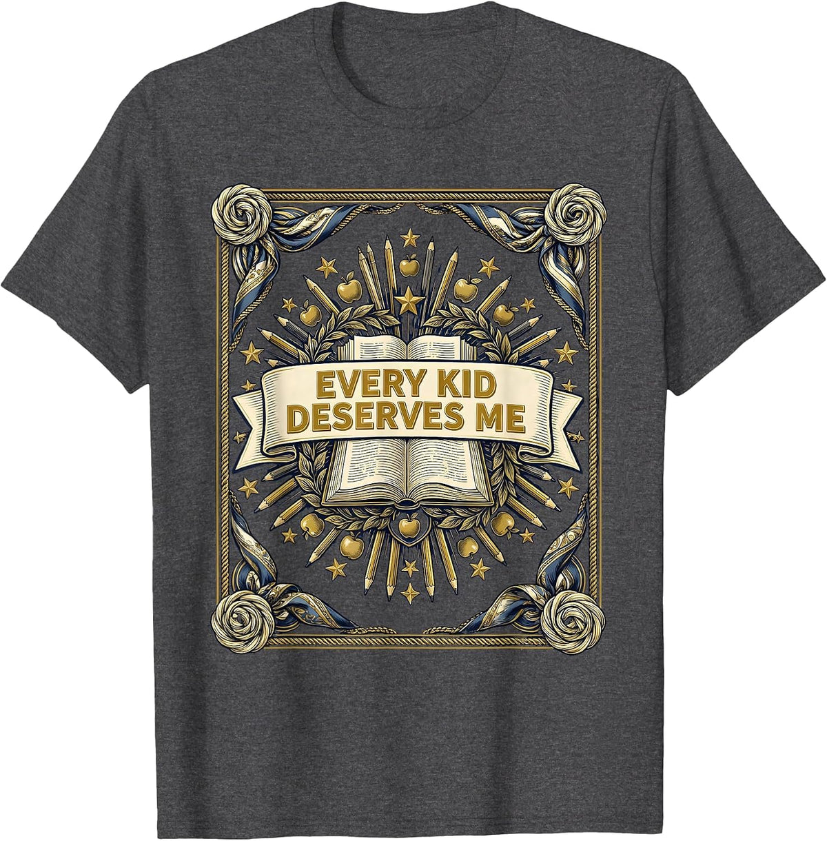 Every Kid Deserves Me Paraprofessional Design T-Shirt - Dark Heather Grey