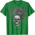 Men's Born to Headbang Metal Band Graphic Design T-Shirt - Kelly Green