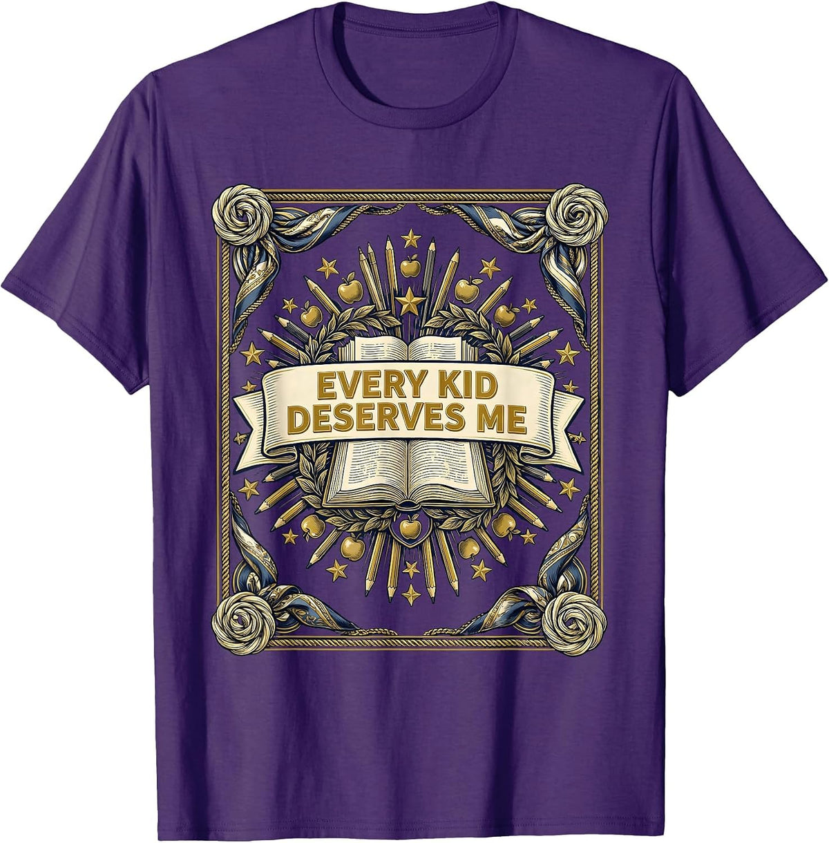 Every Kid Deserves Me Paraprofessional Design T-Shirt - Purple