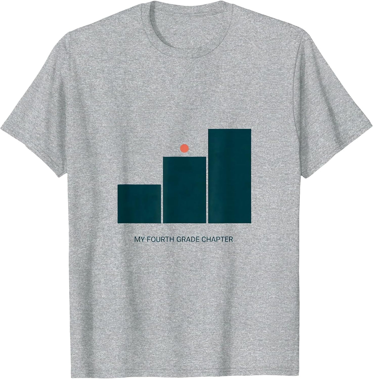 Men's My Fourth Grade Chapter Retro Groovy Fourth Grade Teacher T-Shirt - Heather Grey