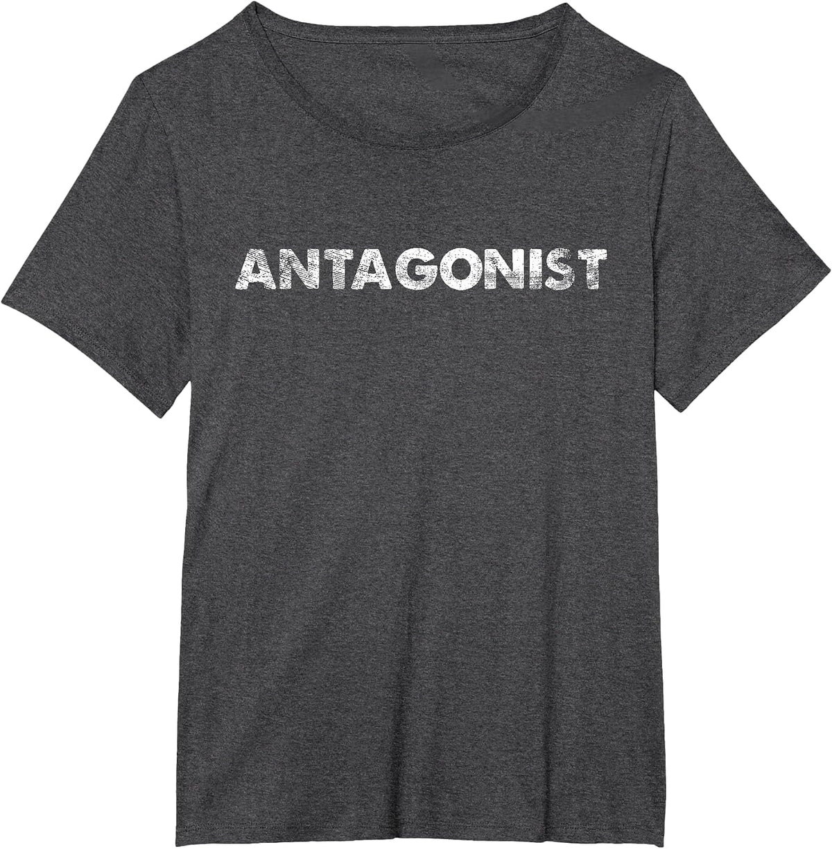 Antagonist Protagonist Matching Couple Shirts T-Shirt - Dark Heather Grey