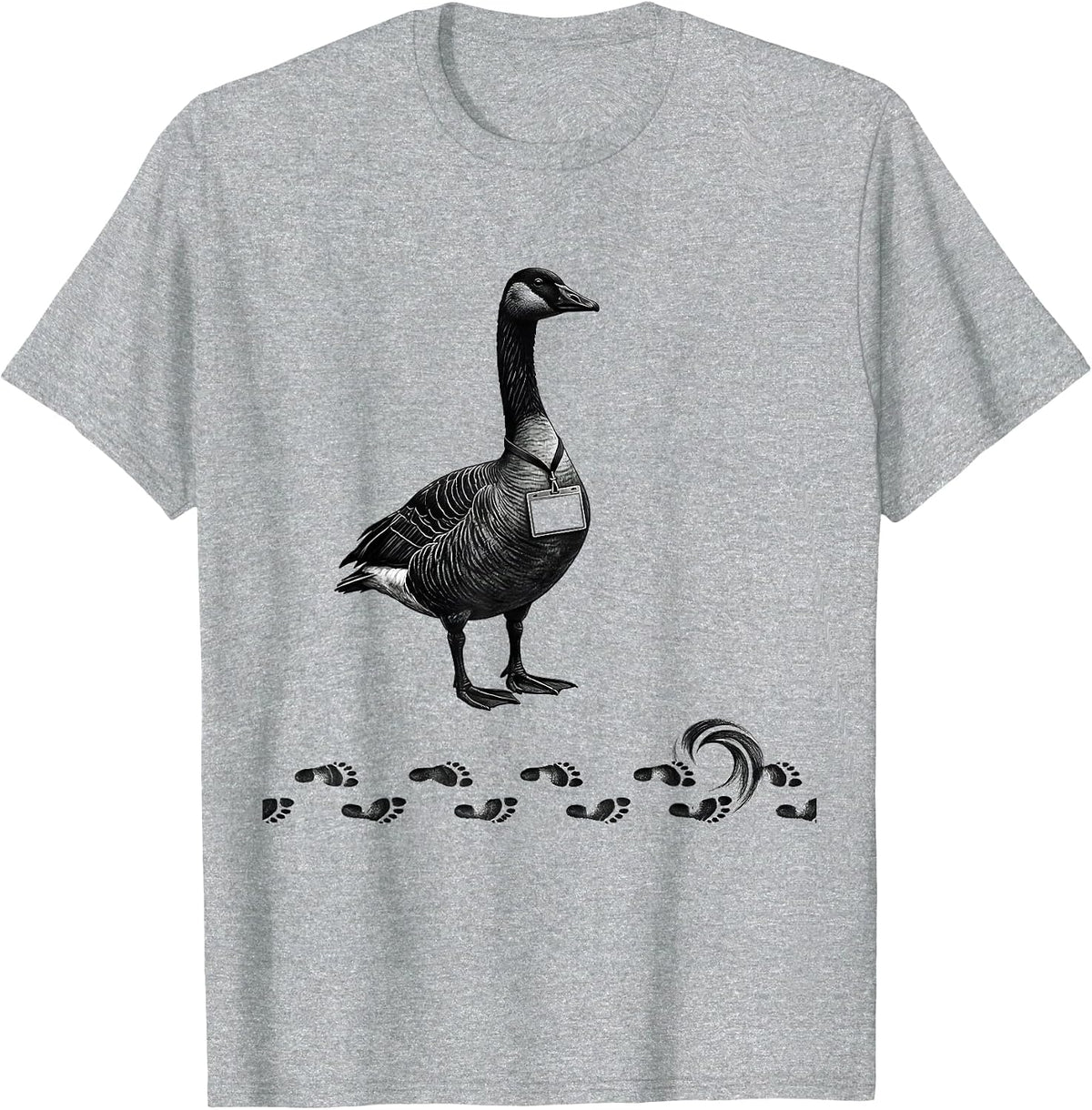 Men's Goose Paraprofessional Workplace Humor Teacher Appreciation T-Shirt - Heather Grey