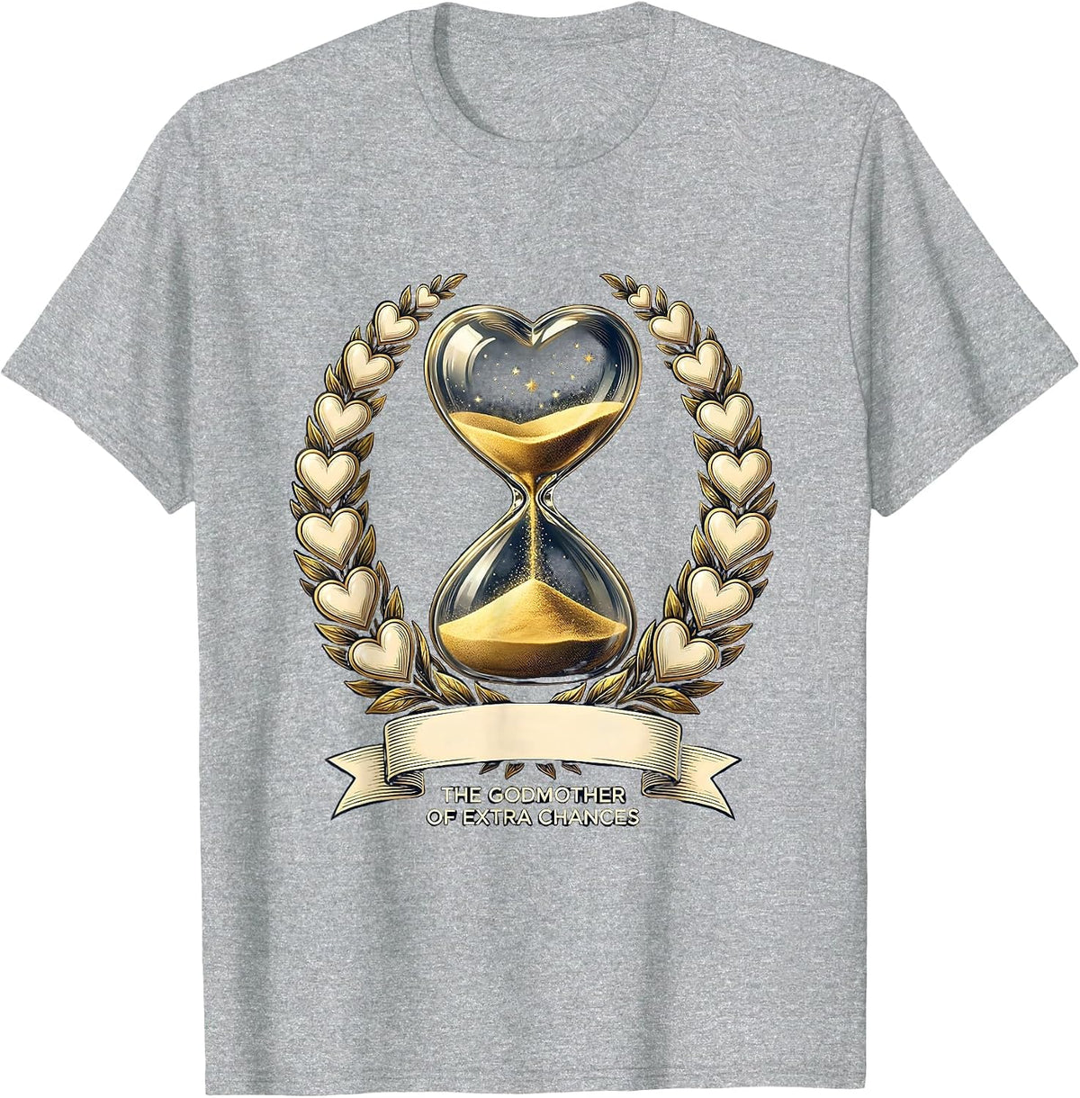 Men's The Godmother of Extra Chances Funny Fairy Godmother Gift T-Shirt - Heather Grey