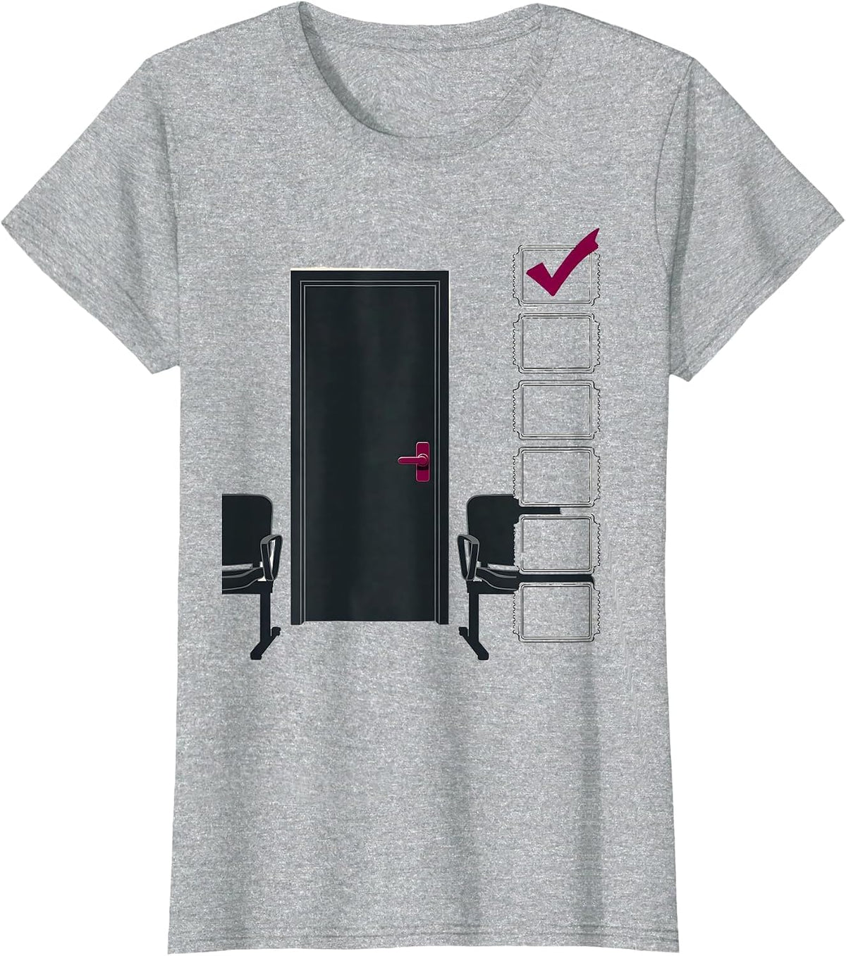 Counseling Office Door Appreciation Gift for School T-Shirt - Heather Grey