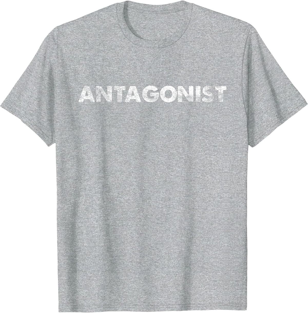 Antagonist Protagonist Matching Couple Shirts T-Shirt - Heather Grey