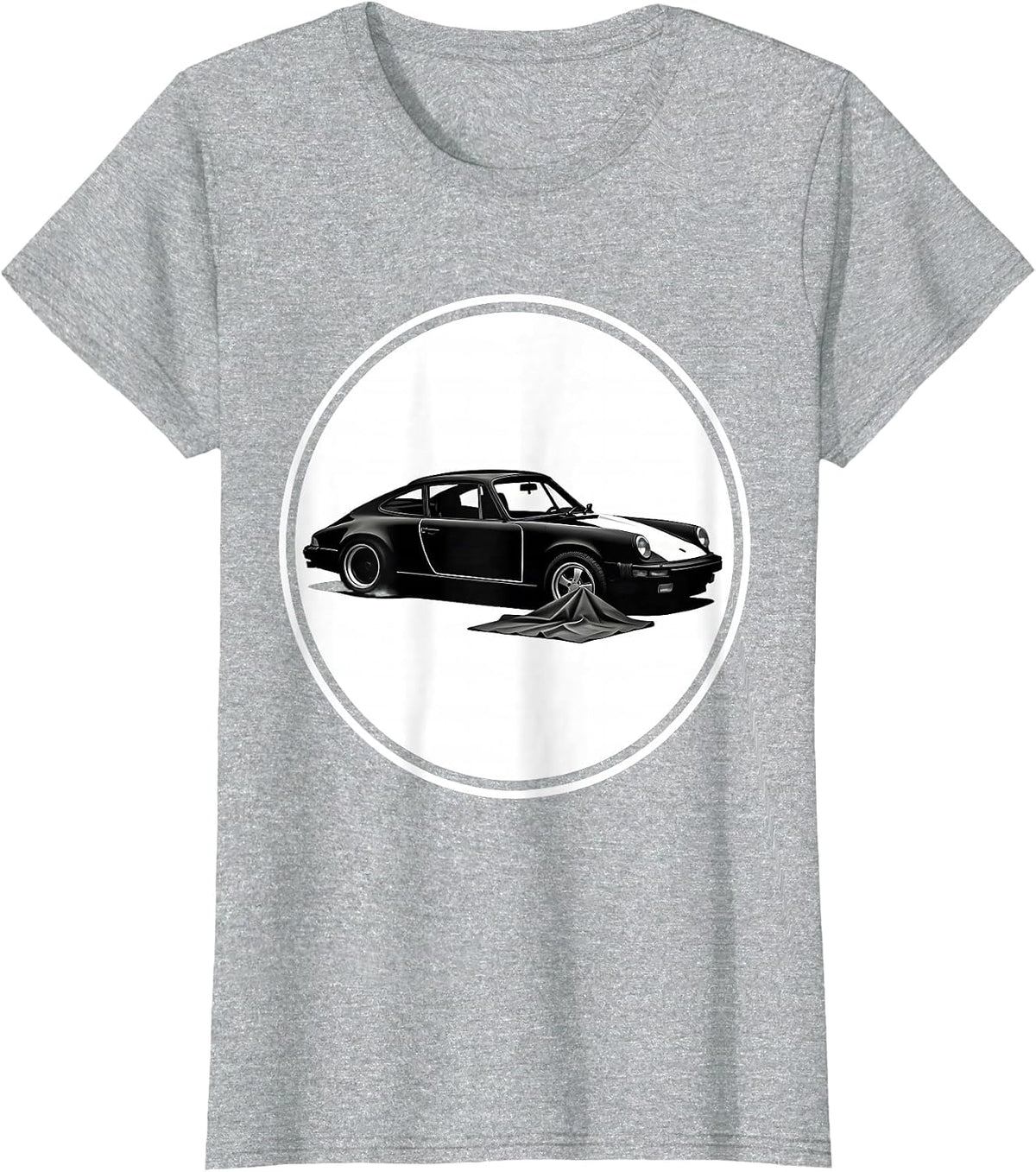 Sealed Classic Coupe Spare Time Car Guy Humor T-Shirt - Heather Grey