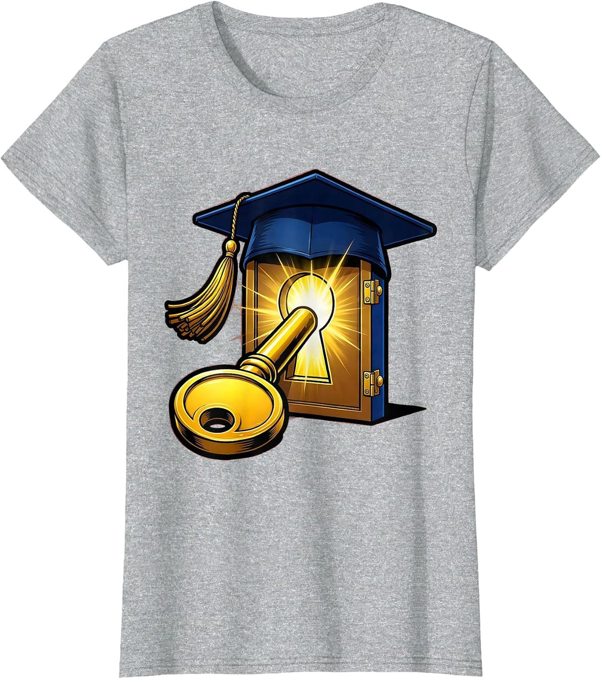 Paraprofessional Key to Education Graduation Gift T-Shirt - Heather Grey